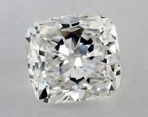 GIA 4.00 Carat I-SI1 Good Cut Cushion Modified Diamond